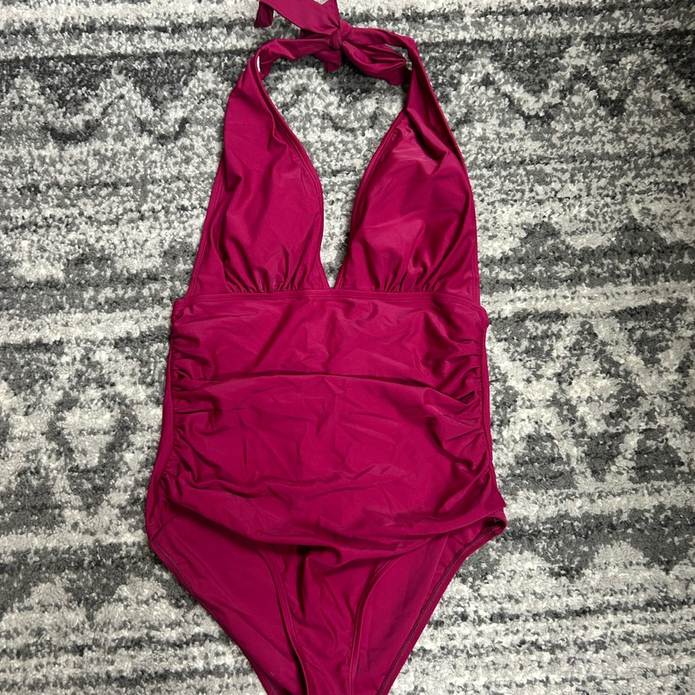 Cupshe Fuchsia One Piece Swimsuit